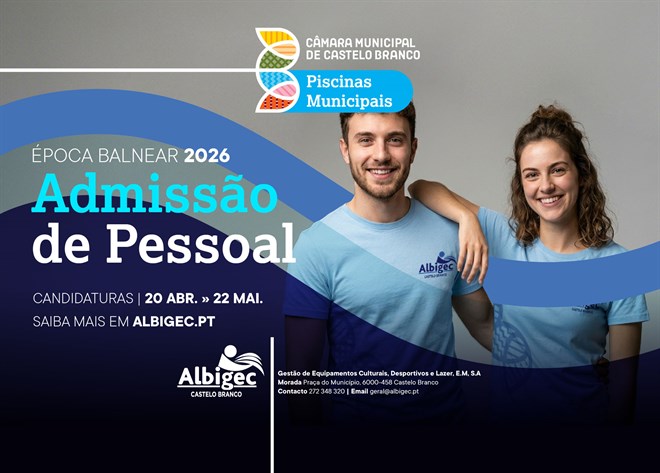 Admissão pessoal 2026